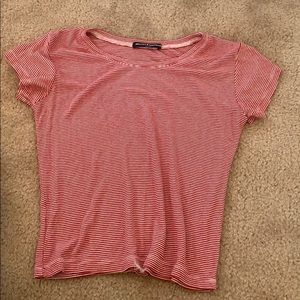 Brandy Melville red striped T-Shirt